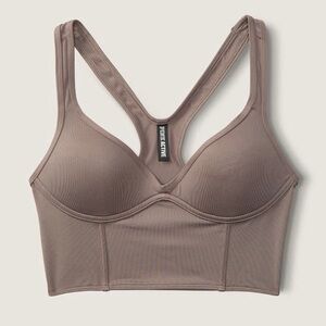 PINK Victoria's Secret Taupe Sports Bra